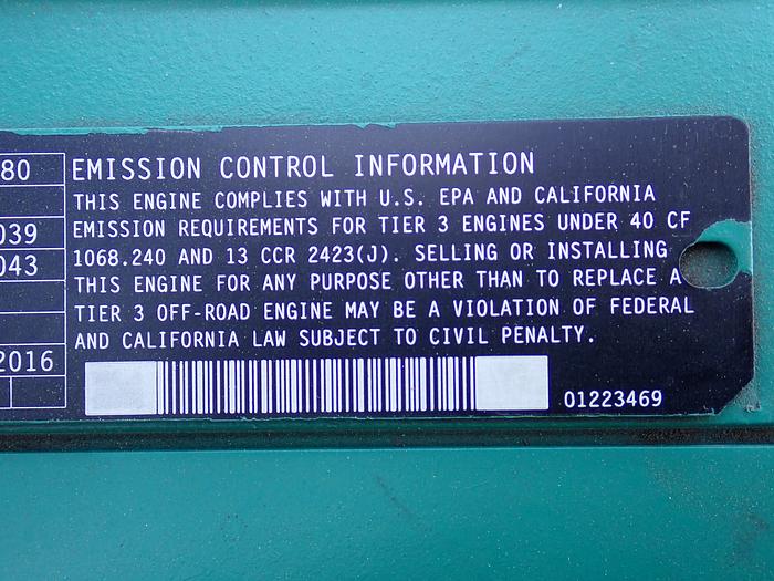 2016 Volvo D6E ECE3 Diesel Engine EW180C Excavator