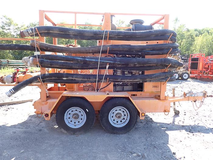 Used 2012 Pioneer SC108S17 10X8 Towable Water Pump