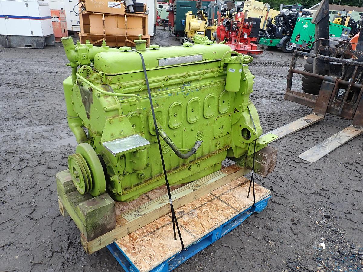 Refurbished Detroit Diesel 6-71 REBUILT Diesel Engine Terex Scraper