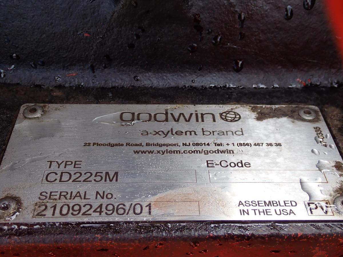 Used 2021 Godwin CD225M STAINLESS 8" Water Pump