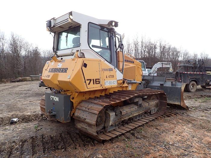 Used 2018 Liebherr PR716 LGP Crawler Dozer LOW HOURS! 6 Way Blade 30" Pads A/C