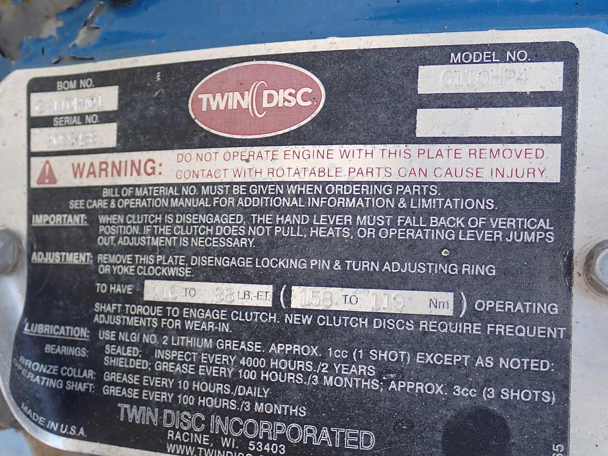 Used 2012 Cummins B3.3 Turbo Diesel Engine POWER UNIT! PTO Clutch!