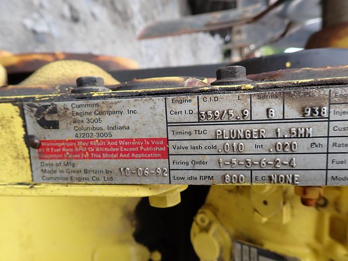 Used 1992 Cummins 6BT 5.9