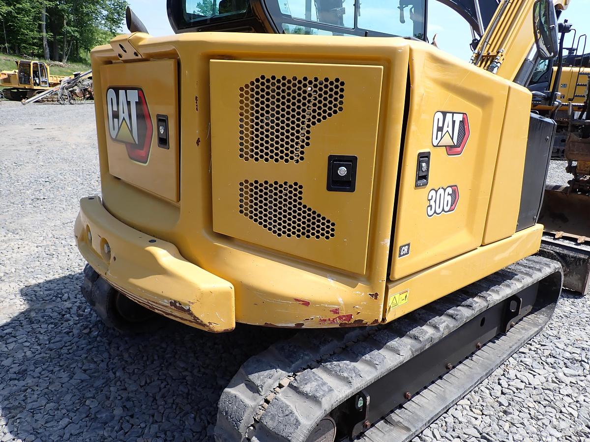 Used 2020 CAT 306 CR Hydraulic Excavator THUMB 1500 HOURS