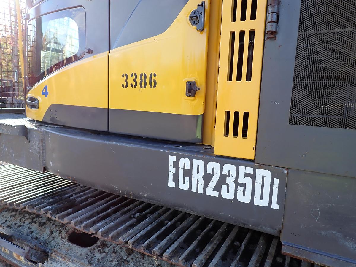 Used 2013 Volvo EC235DL Excavator PROGRIND MULCHER