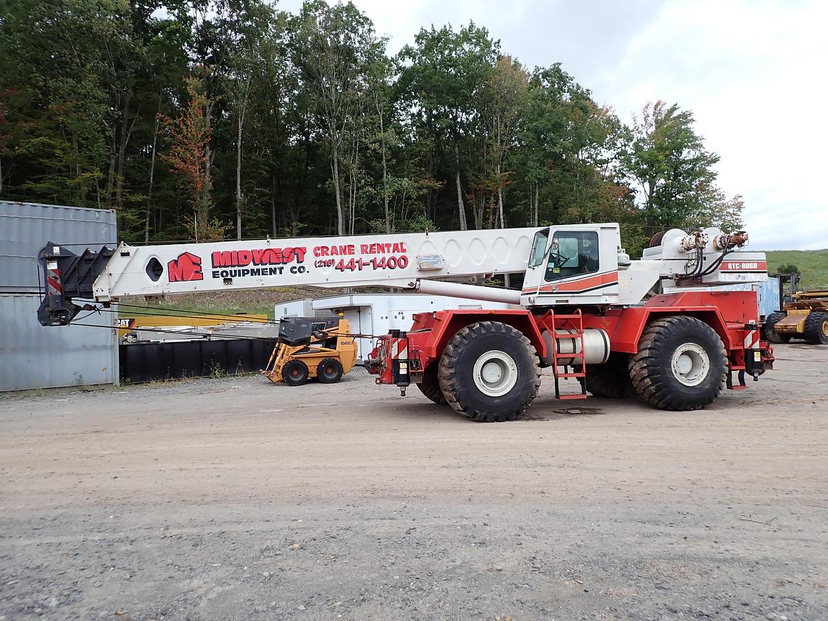 Used 1997 Link-Belt RTC-8060 60 Ton Rough Terrain Crane