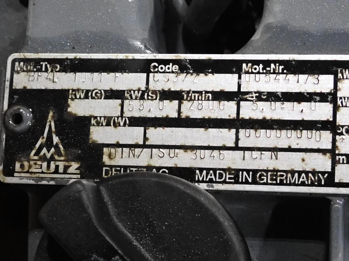 Used DEUTZ BF4L1011F Turbo Diesel Engine