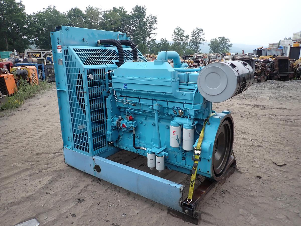 Used 1992 Cummins KTA19-G3 Diesel Engine POWER UNIT 284 HOURS!