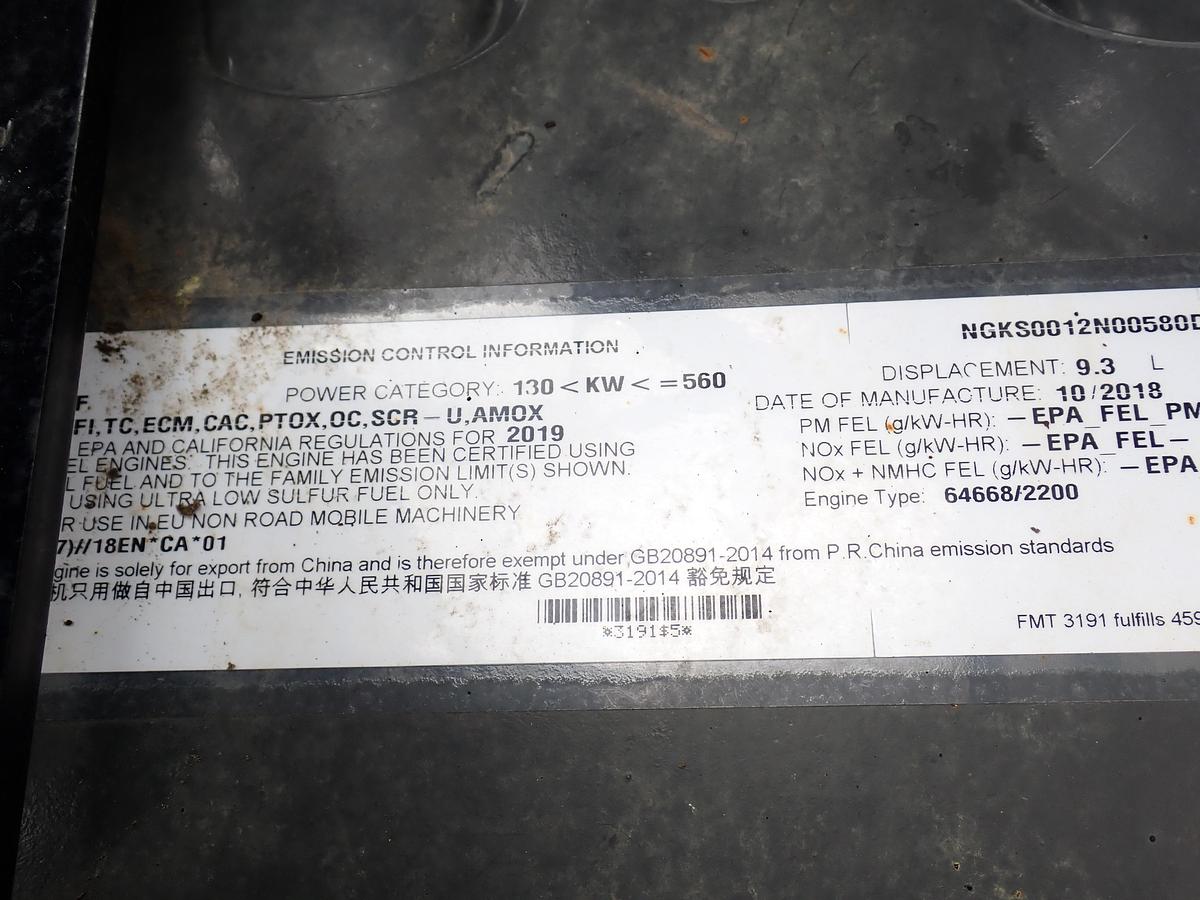 Used 2019 CAT C9.3 Diesel Engine 3103 HOURS!