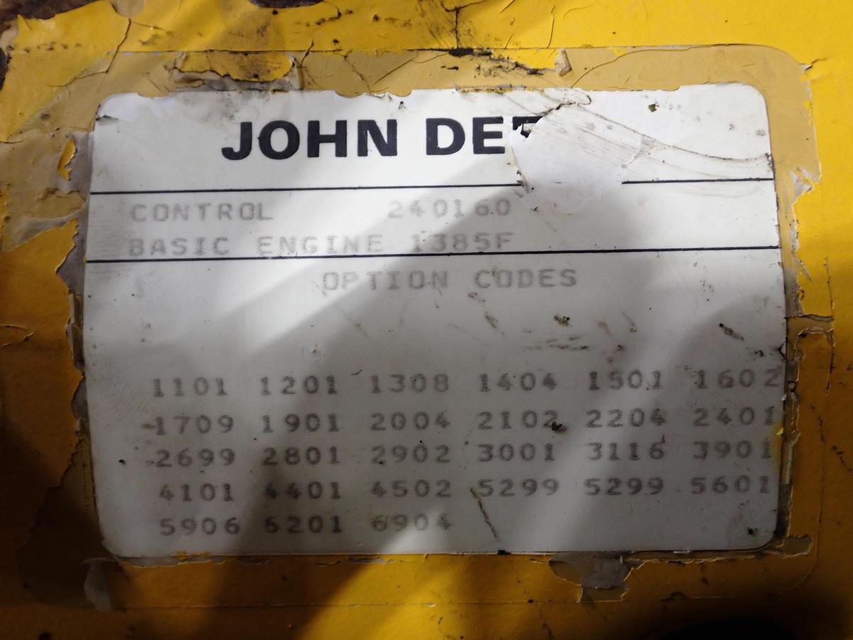 Used John Deere 4239DF001 Diesel Engine