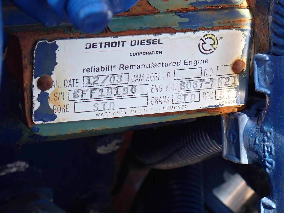 Used 2003 Detroit Diesel 6V92TA DDEC LOW HOUR Engine
