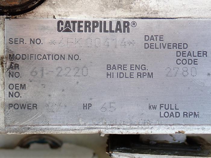 Used CAT 3054 Diesel Engine PowA/R 6I-2220