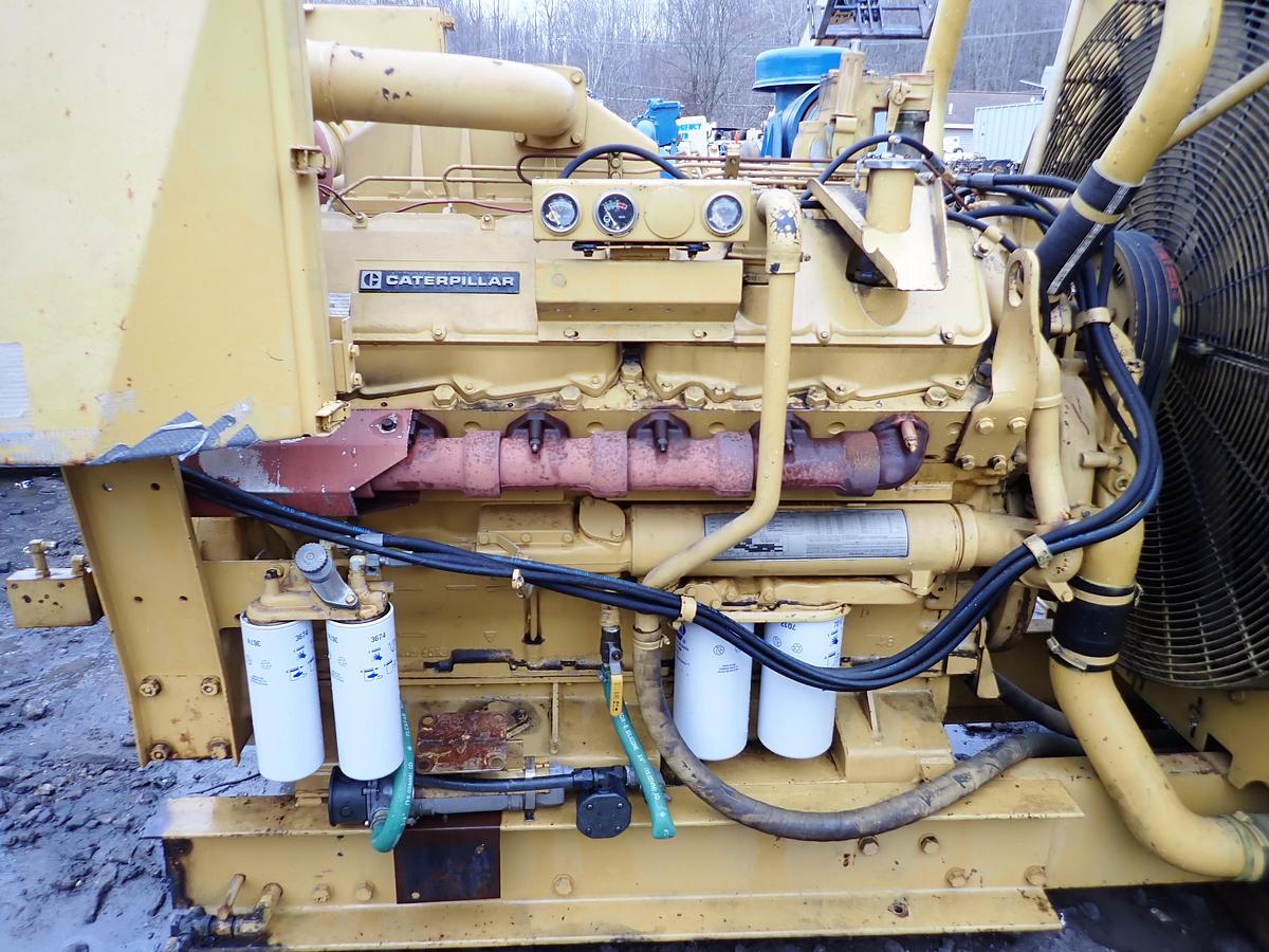 Used 1987 CAT 3412 DITA Twin Turbo Diesel Engine POWER UNIT 890 HP 1300 HOURS