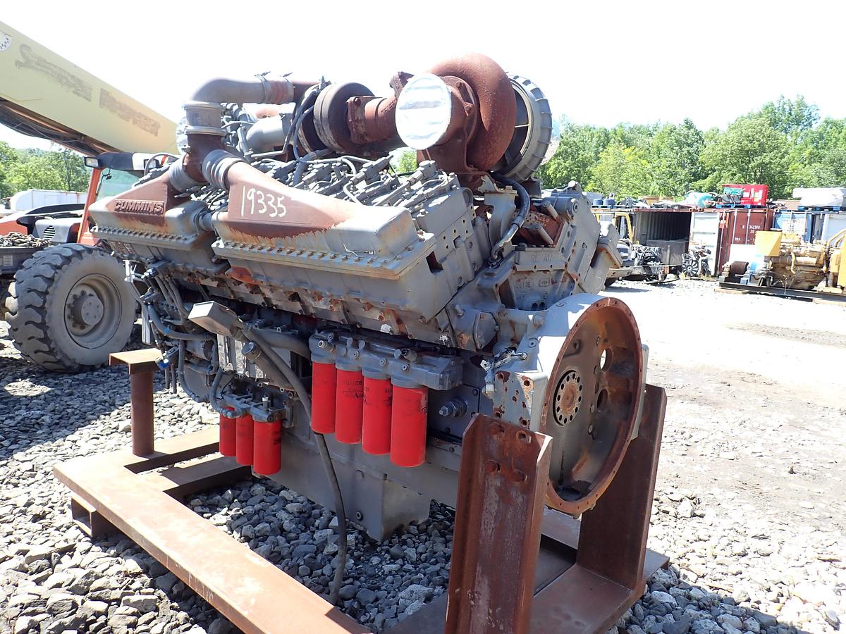 Used 2014 Cummins QSK50 Diesel Engine CPL 3728