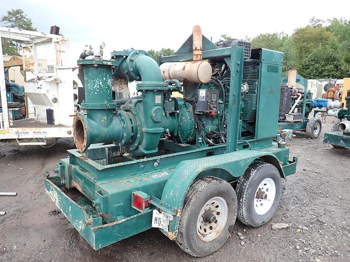 Used Pioneer PP108S17L71 10x8 Towable Water Pump DEERE DIESEL