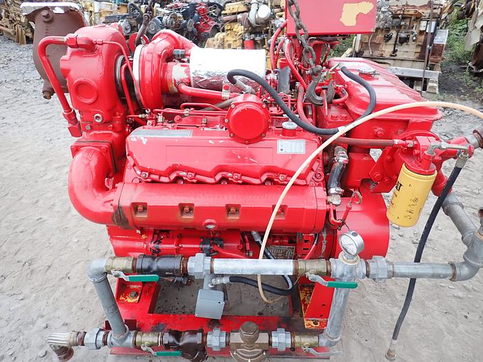 Used 1996 CAT 3208 Marine Diesel Engine 4W-0860 LOW TIME!