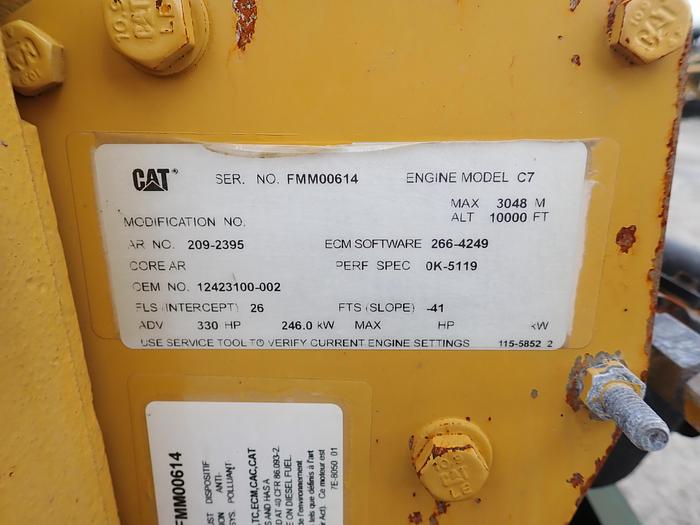 Used 2005 CAT C7 Truck Engine ARMY SURPLUS! 330 HP FMM LOW MILES