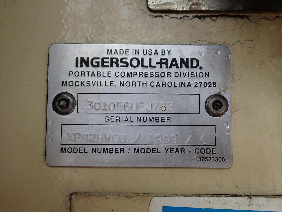 Used 1999 Ingersoll Rand XP825WCU 825 CFM Air Compressor
