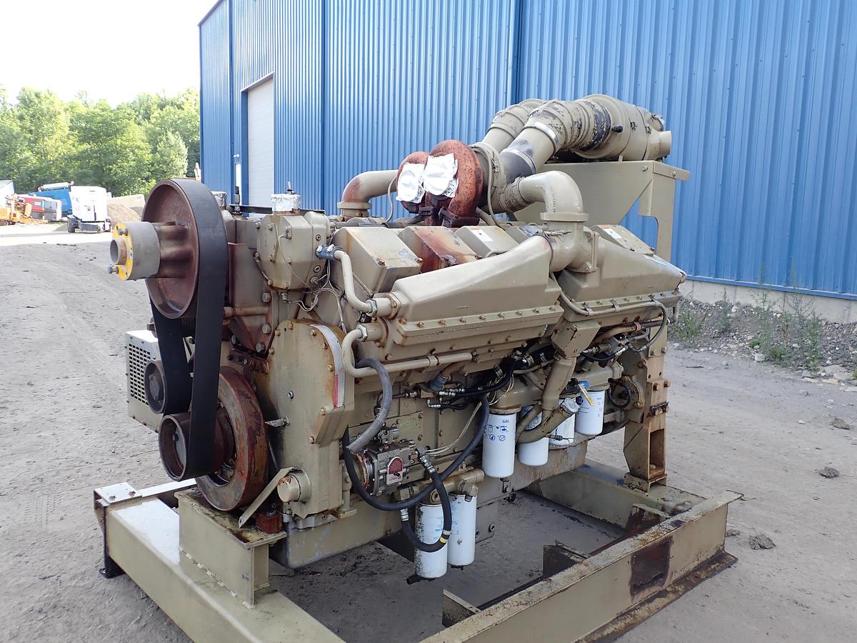 Used 1989 Cummins KTA38-G3 Diesel Engine LOW HOURS