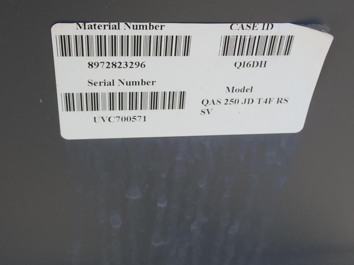 2024 Atlas Copco QAS250 Generator Set UNUSED FACTORY WARRANTY!