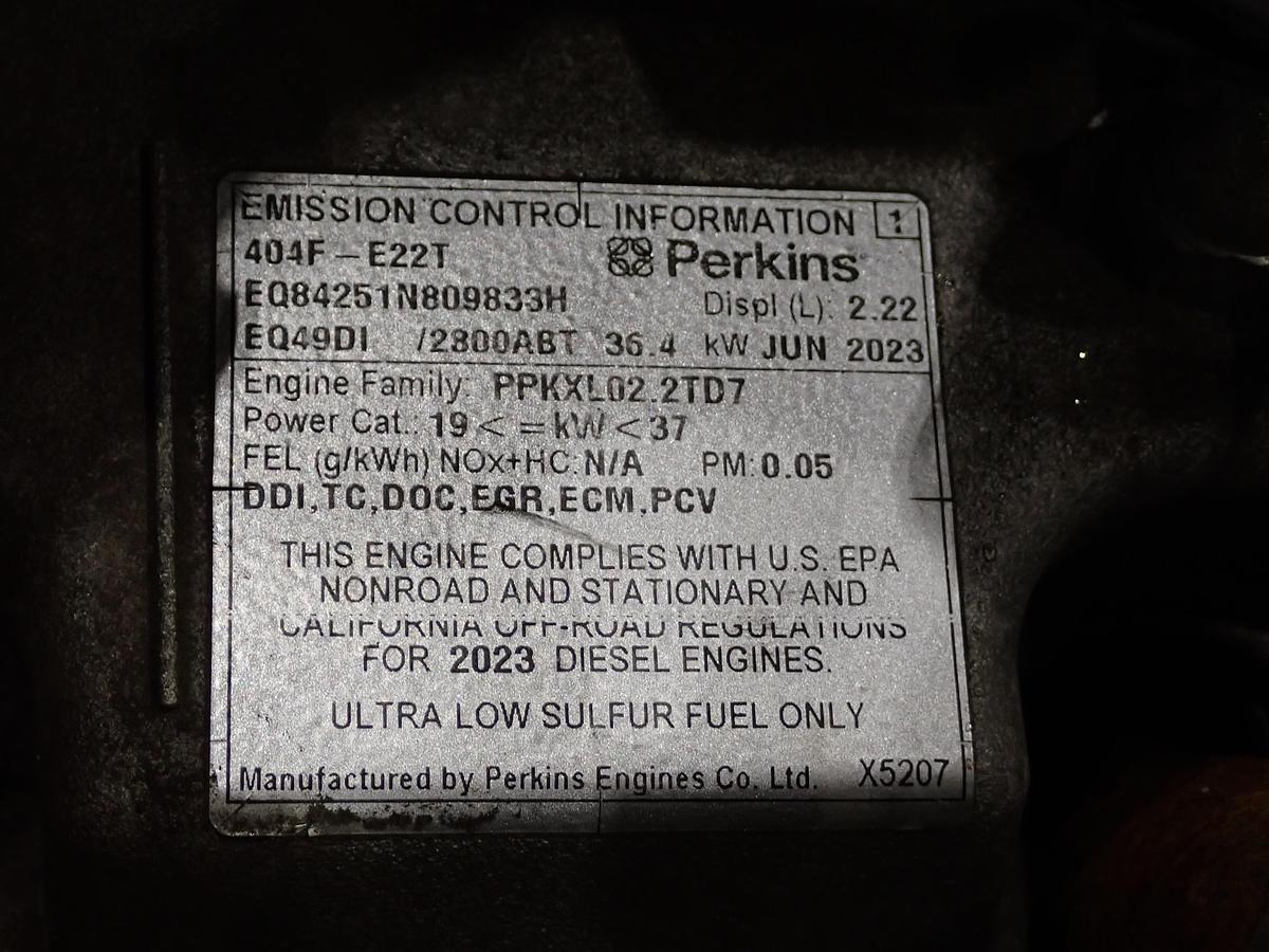 Used 2023 Perkins 404F-E22T Diesel Engine