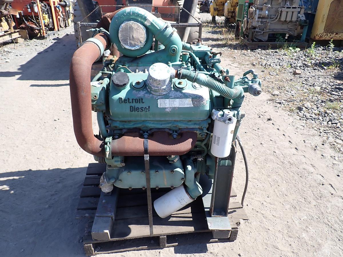 Used Detroit Diesel 6V53T Turbo Engine 5063-539X 300 HP!