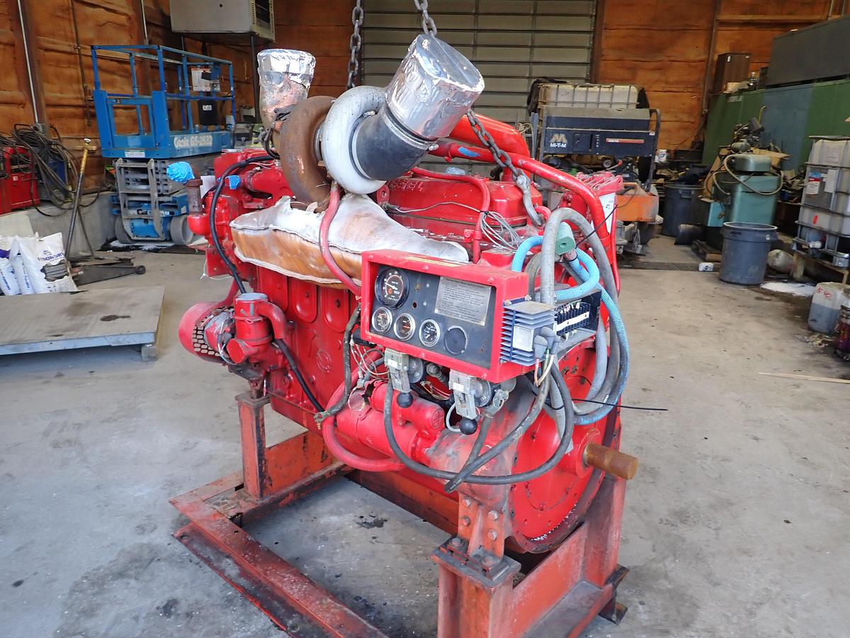 Used Detroit Diesel 6-71T Engine LOW HOURS! 1064-7312