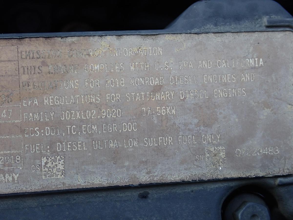 Used 2018 Deutz TD2.9L4 Diesel Power Unit 1567 HOURS