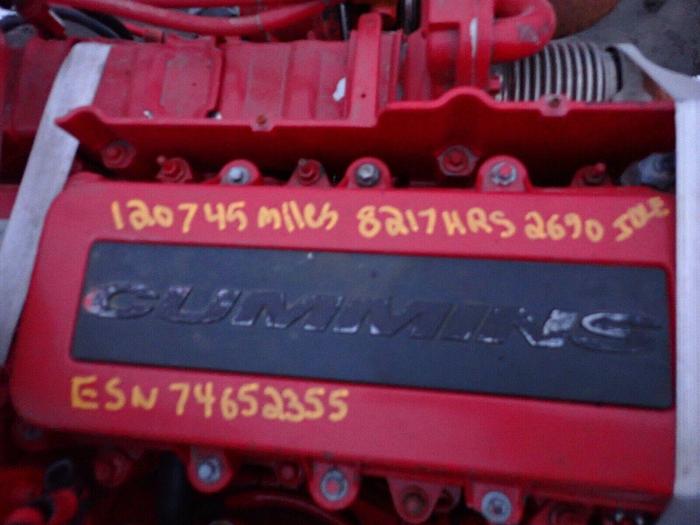 Used 2020 Cummins L9-280 Turbo Diesel Engine LOW MILES!  CPL 4760 CM2350 ISL9 ISL