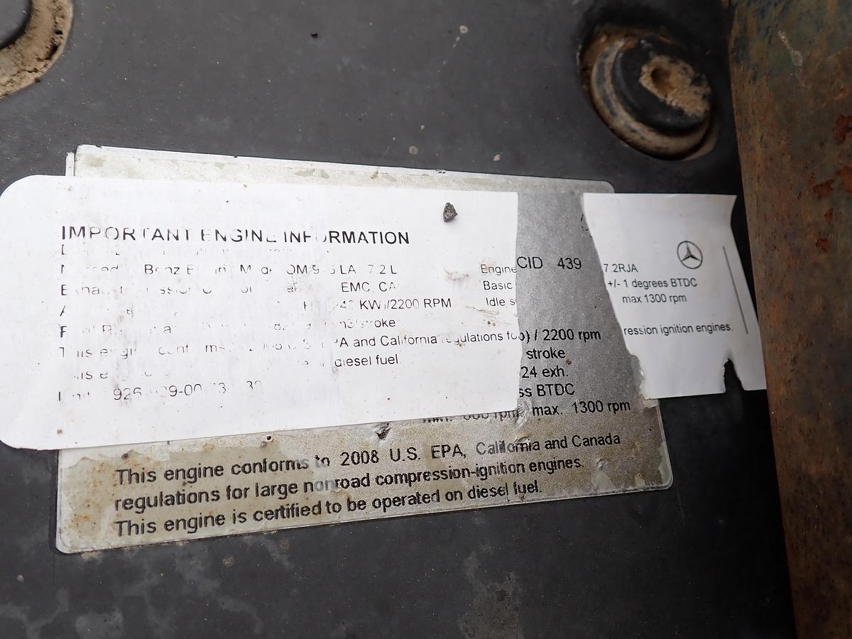Used 2008 Mercedes OM926 LA Diesel Engine 322 HP