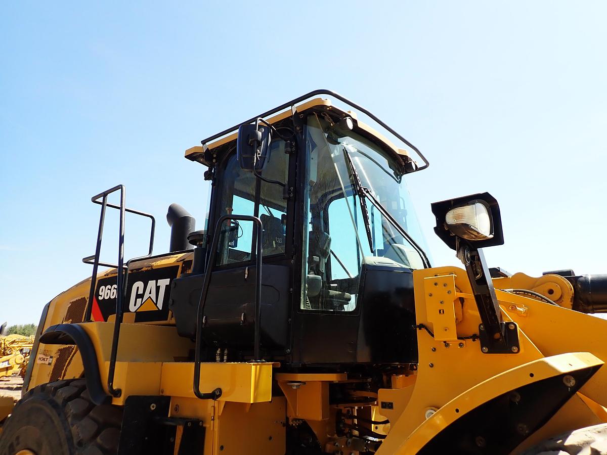 Used 2019 CAT 966M Wheel Loader Q/C & FORKS