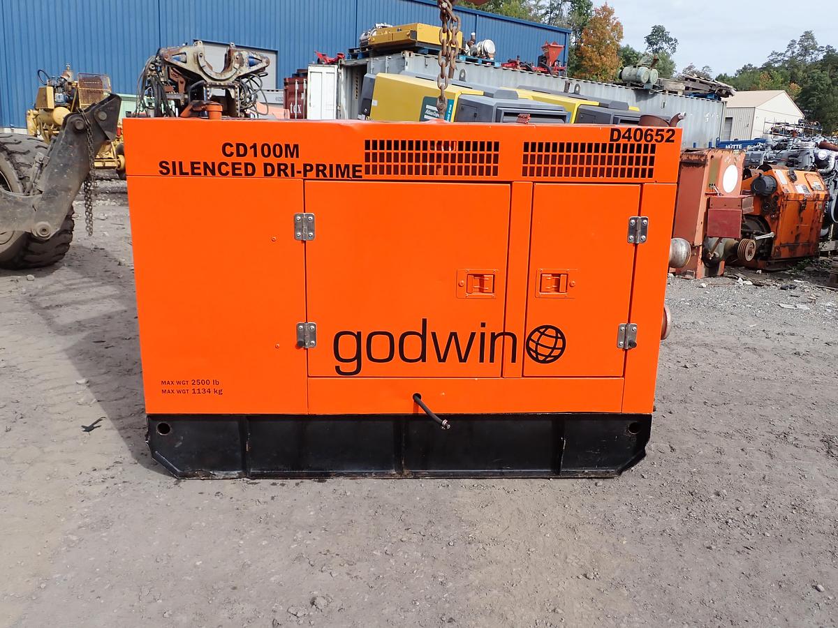 Used 2001 Godwin CD100M 4" Critical Silenced Water Pump