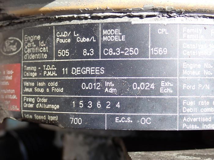 Used 1994 Cummins 6CT 8.3 250 Ford Truck Engine