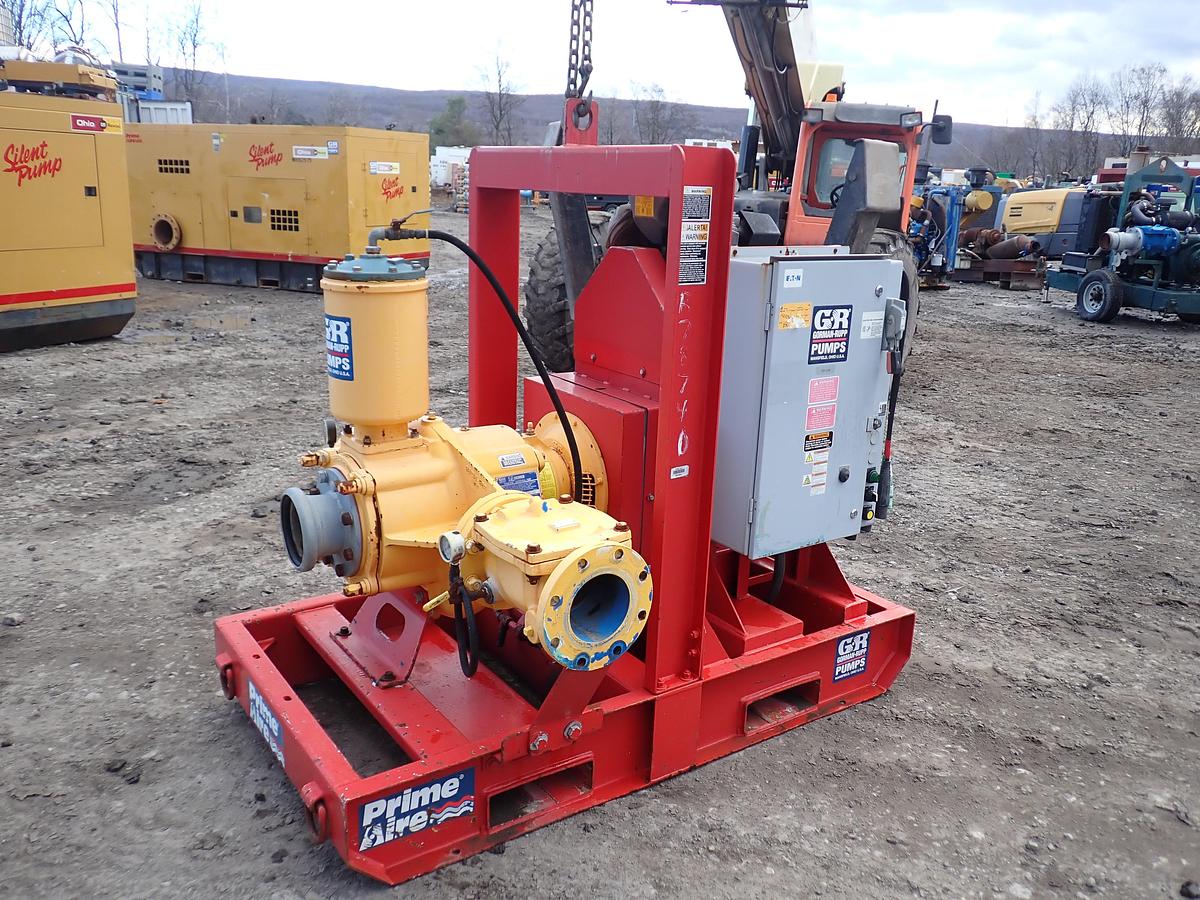 Used 2012 Gorman Rupp PA6C60 6" Water Pump ELECTRIC