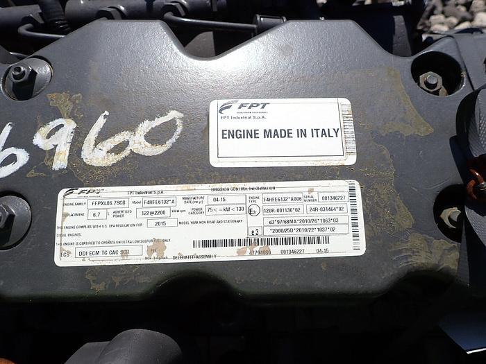 2015 FPT Case F4HFE613W Turbo Diesel Engine NEW UNUSED! Kobelco SK210 SK260 621G