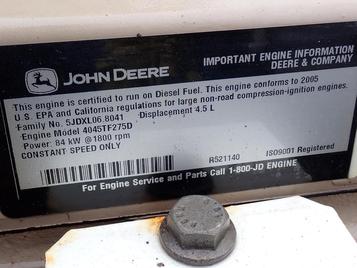 Used 2004 John Deere 4045TF275 Diesel Engine
