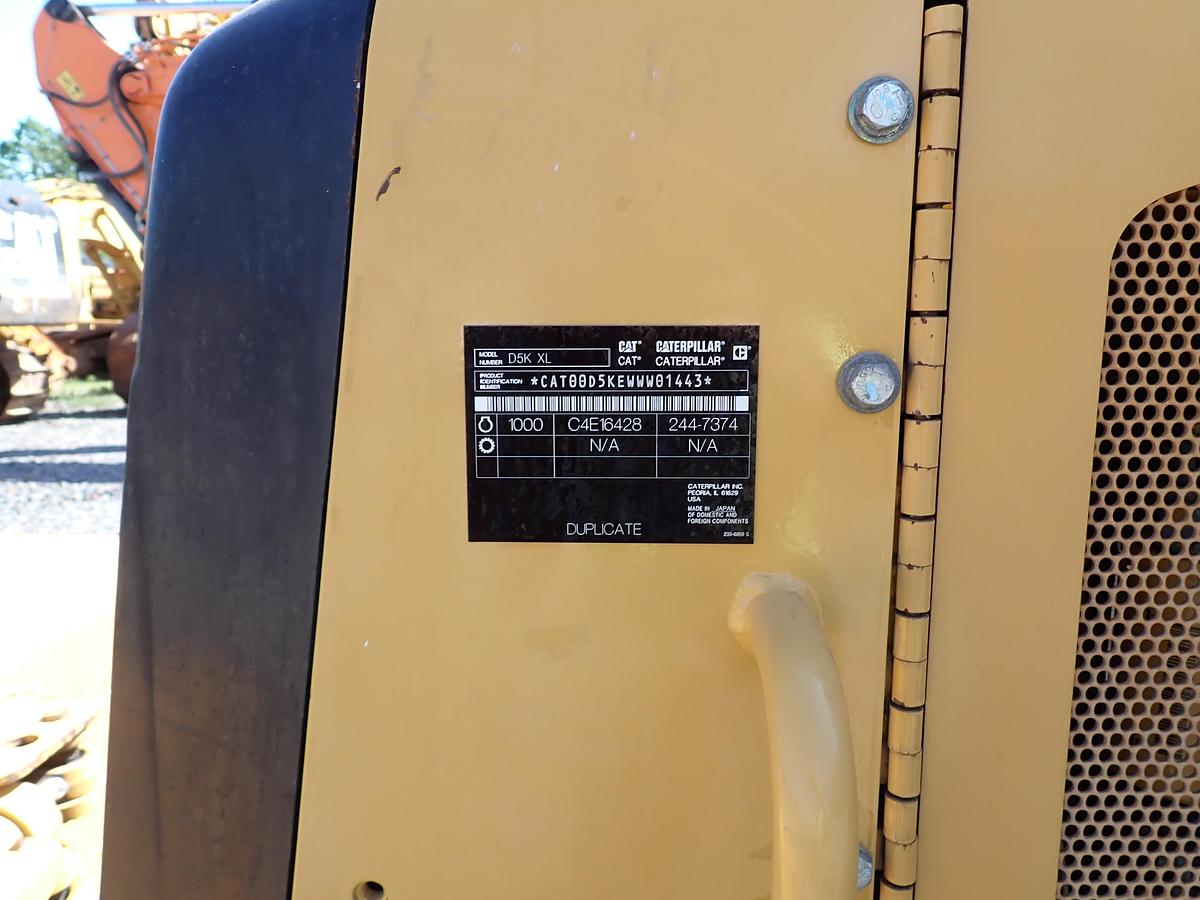 Used 2011 CAT D5K XL Crawler Dozer REBUILT ENGINE! PRE-EMISSIONS