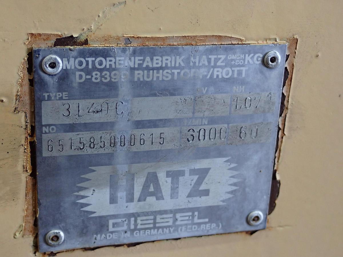 Used Hatz 3L40C Diesel Engine