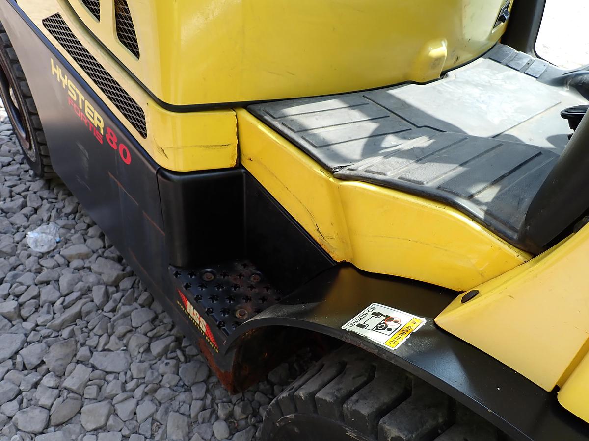 Used 2015 Hyster H80FT Diesel Forklift LOW HOURS! POSITIONERS!