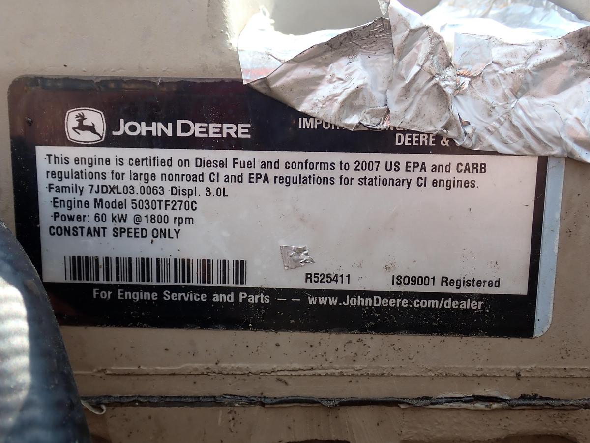 Used 2007 John Deere 5030TF270 Diesel Engine