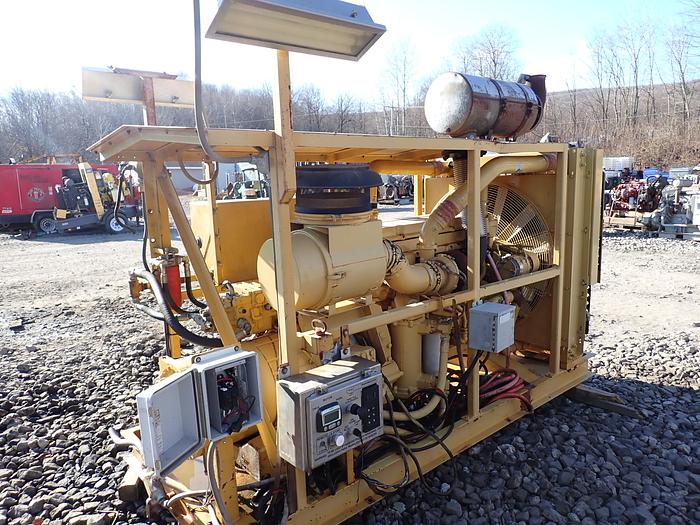 Used 2005 CAT C13 440 HP Diesel Engine POWER UNIT W/ OIL FIELD TRANSMISSION CX31