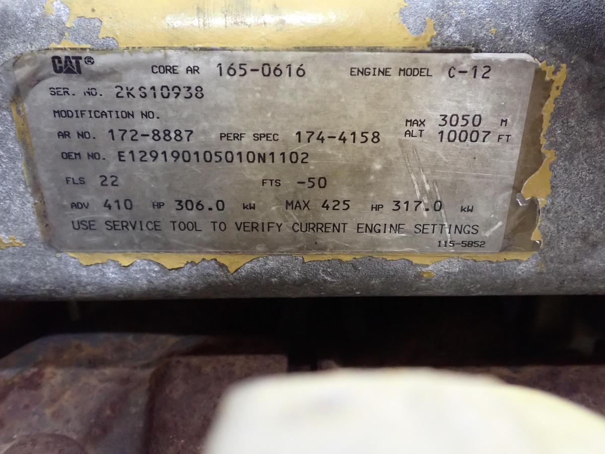Used 1999 CAT C12 Diesel Engine 