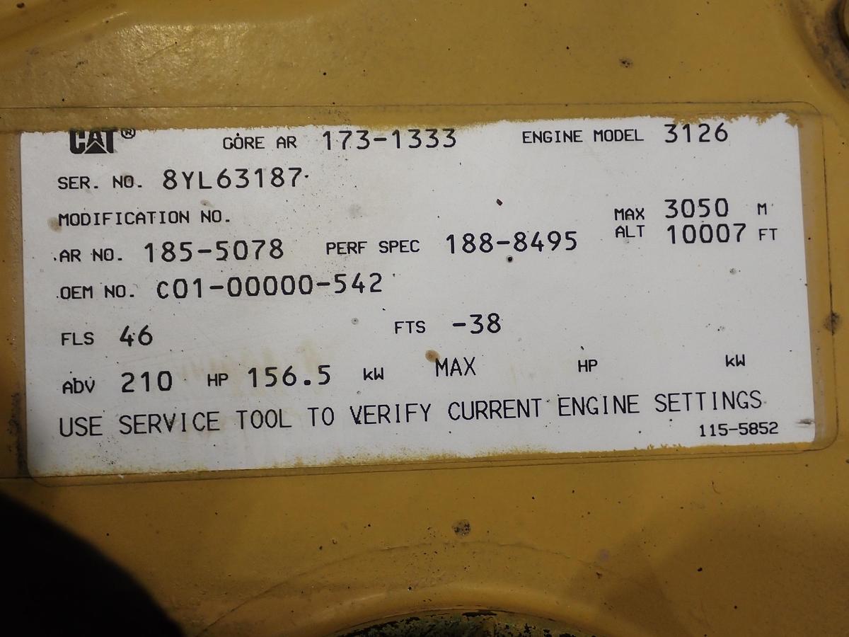 Used 2000 CAT 3126B Diesel Engine