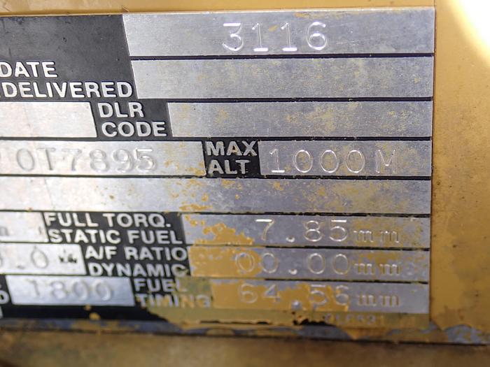 Used 1988 CAT 3116 DITA Diesel Power Unit