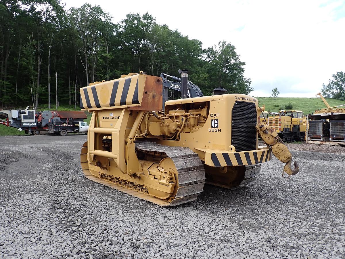 Used 1971 CAT 583H Crawler Pipelayer REAR WINCH