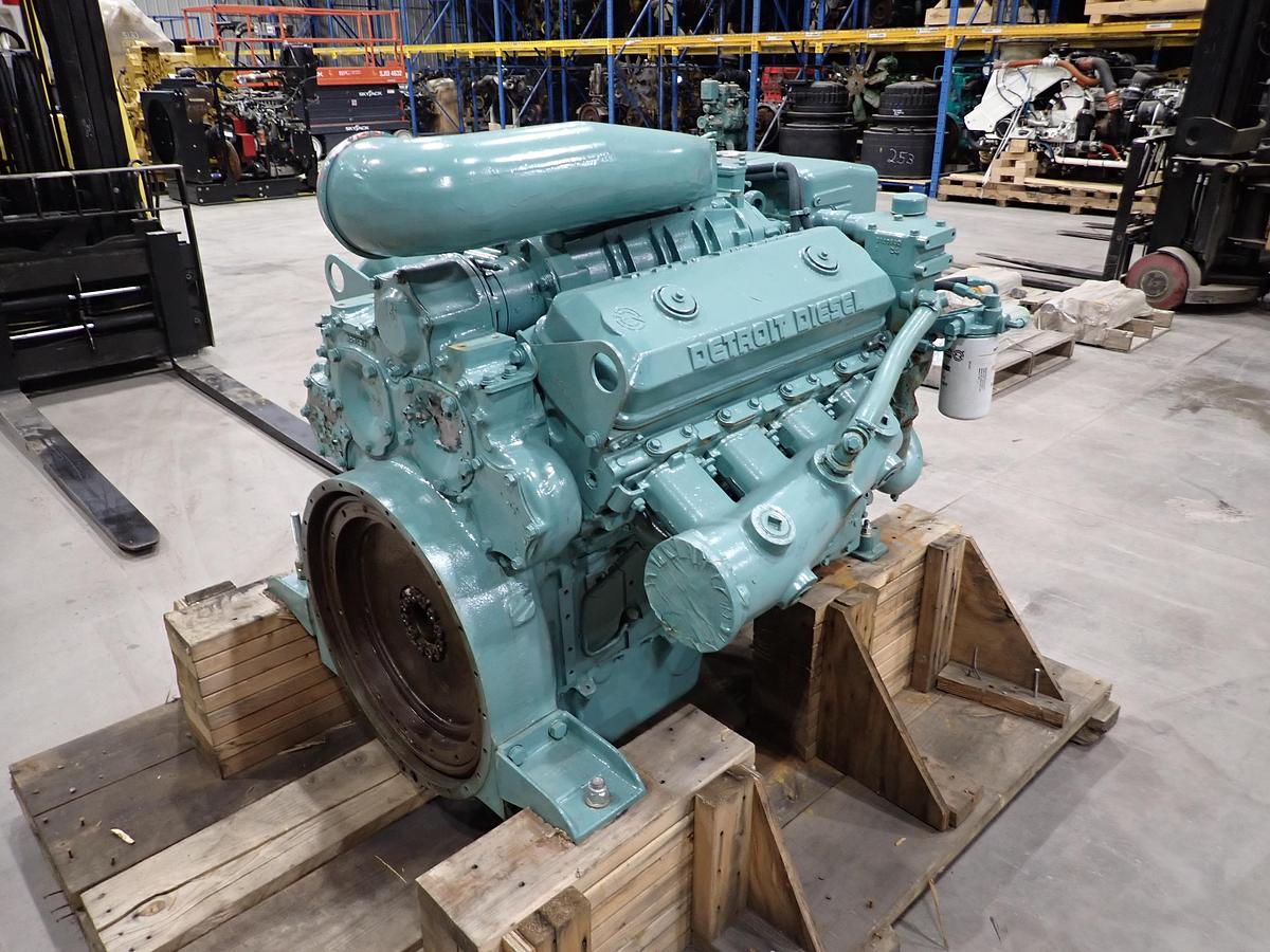 Detroit Diesel 8V92 Marine Diesel Engine GOV'T SURPLUS REBUILT