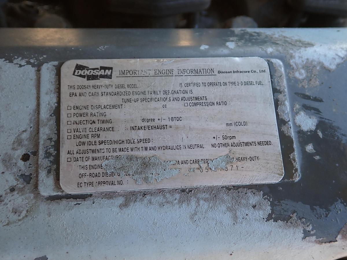 Used 2006 Doosan DB58TIS Diesel Engine POWER UNIT