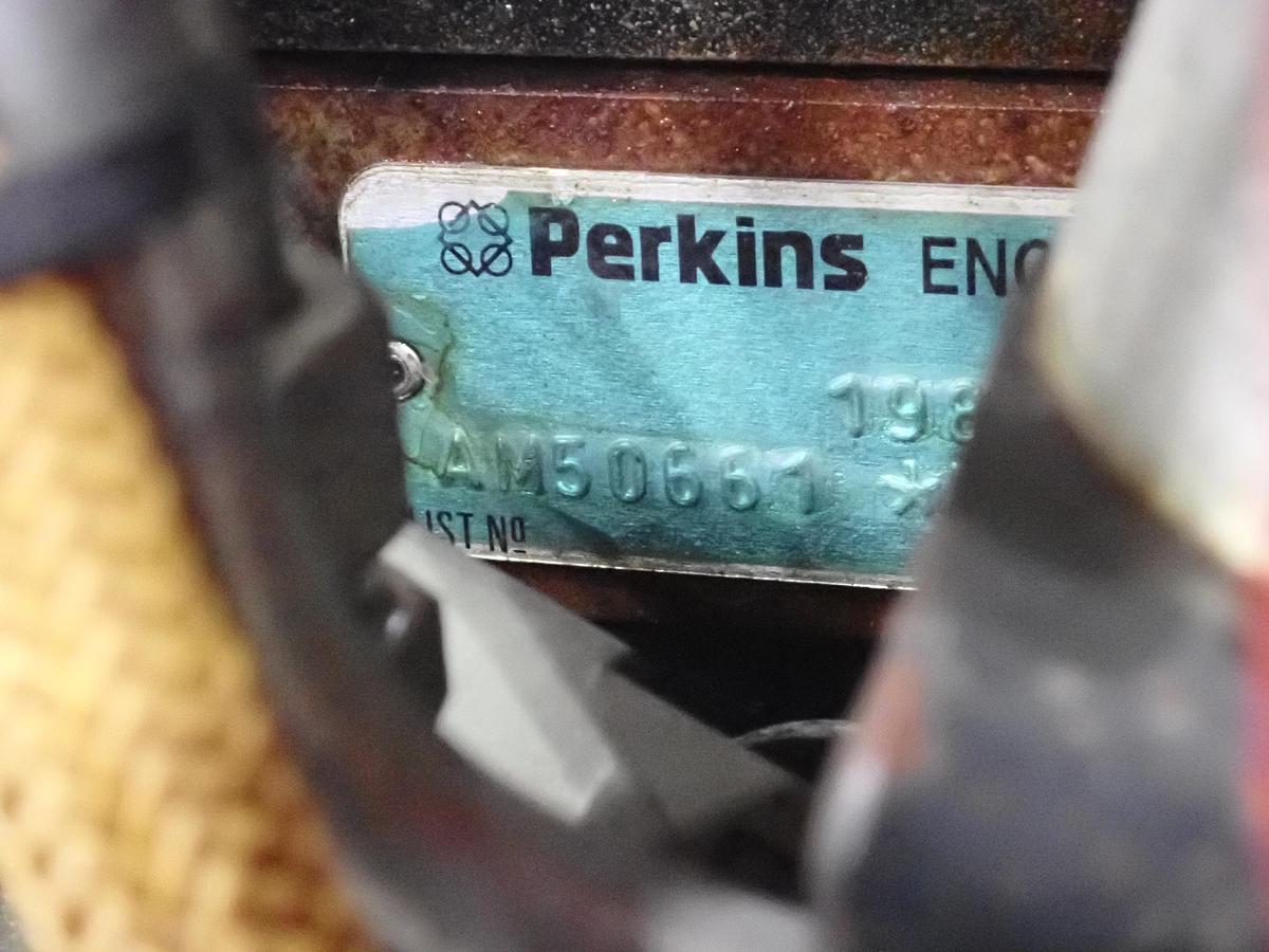 Used 1998 Perkins 1004-40TW Diesel Engine AM50661 946 HOURS!