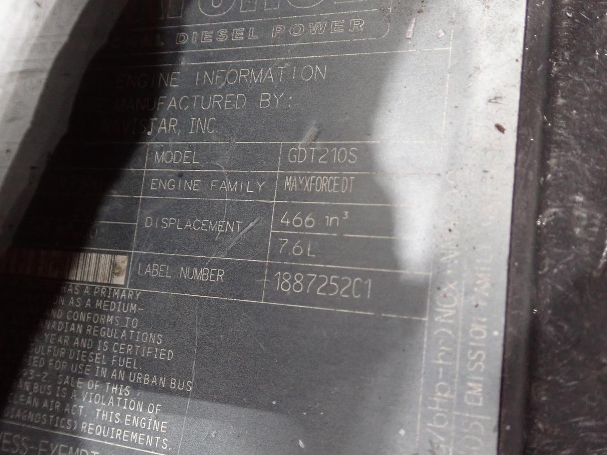 Used 2009 International Maxxforce DT Diesel Engine 210 HP