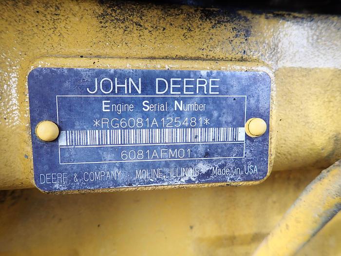 Used John Deere 6081AFM01 Marine Propulsion Engine